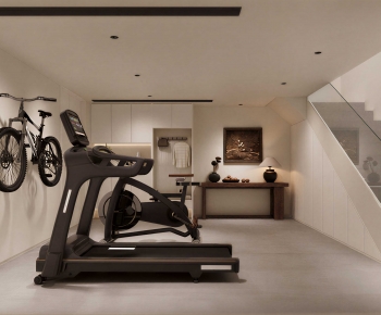 Modern Home Fitness Room-ID:876305101