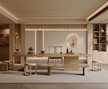 New Chinese Style Tea House-ID:697443019