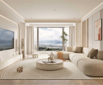 Modern A Living Room-ID:358561991