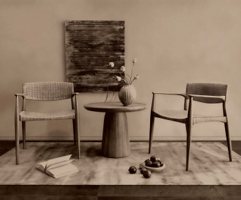 Wabi-sabi Style Lounge Chair-ID:805269966