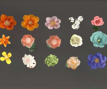 Chinese Style Flowers And Grass-ID:755193954
