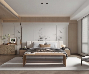 New Chinese Style Bedroom-ID:294703016