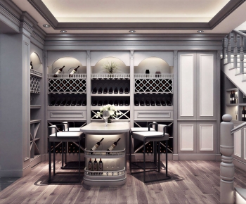 European Style Wine Cellar/Wine Tasting Room-ID:593245035