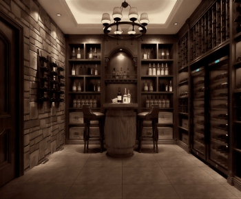 American Style Wine Cellar/Wine Tasting Room-ID:876744999