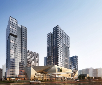 Modern Appearance Of Commercial Building-ID:559708122