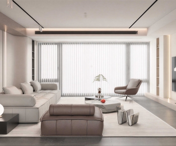 Modern A Living Room-ID:611500028