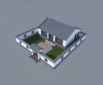 New Chinese Style Residential Building-ID:629326113