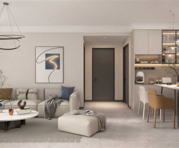 Modern A Living Room-ID:737540965