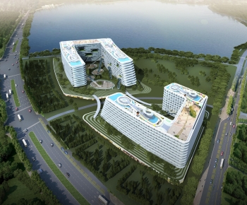 Modern Architectural Bird's-eye View Planning-ID:900060895