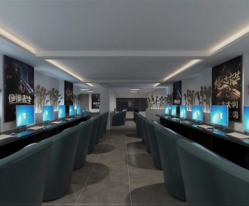 Industrial Style Internet Cafe-ID:132643949