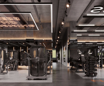 Industrial Style Gym-ID:690324078