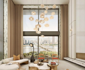 Modern A Living Room-ID:282124046