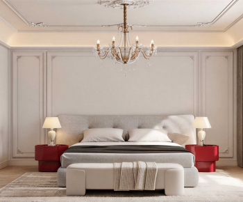 Simple European Style Bedroom-ID:248948103