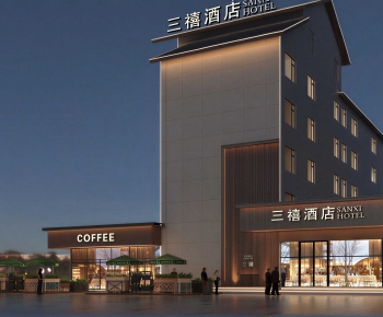 Modern Facade Element-ID:340279106
