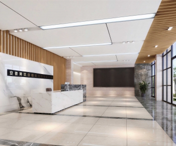 Modern Office Reception Desk-ID:752890115