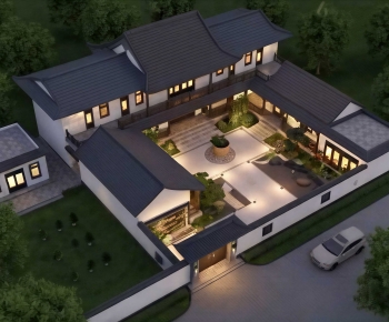 Chinese Style Residential Building-ID:405138023