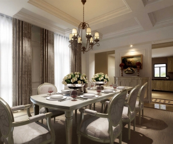 European Style Dining Room-ID:722724915