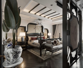 Southeast Asian Style Bedroom-ID:151185049