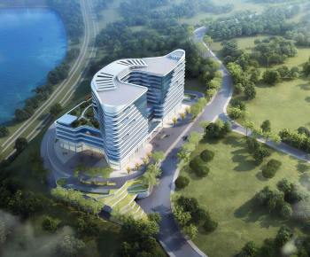 Modern Architectural Bird's-eye View Planning-ID:244851147