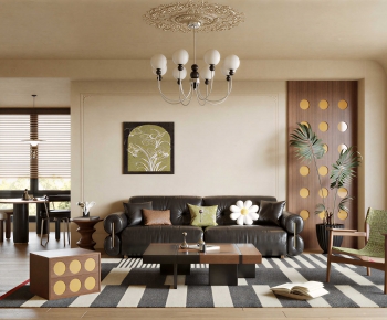 Modern A Living Room-ID:789742958