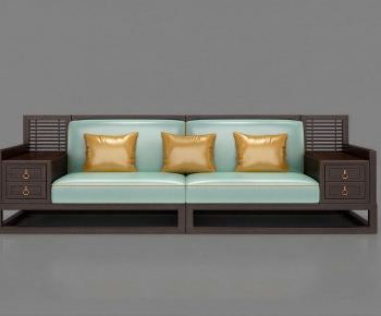 New Chinese Style A Sofa For Two-ID:542594917