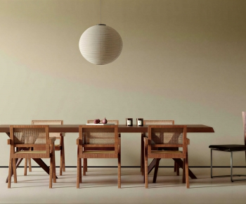 Modern Dining Table And Chairs-ID:215444096