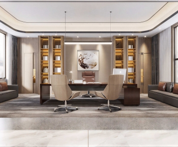 Modern Manager's Office-ID:619157083
