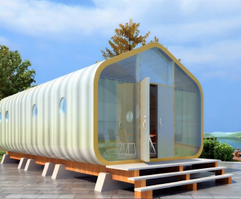 Modern Building Appearance-ID:166863929