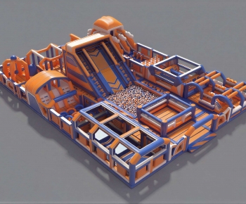 Modern Children's Amusement Park-ID:284795058