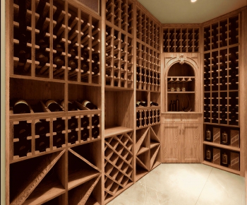 Nordic Style Wine Cellar/Wine Tasting Room-ID:686650378