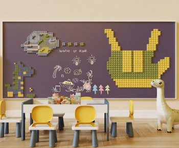 Modern Children's Room Activity Room-ID:504594096