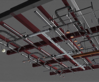 Industrial Style Suspended Ceiling-ID:652959112