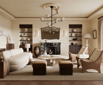 Modern A Living Room-ID:455129128