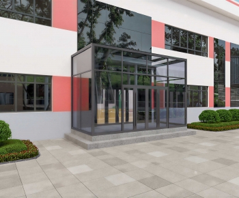 Modern Facade Element-ID:984699962