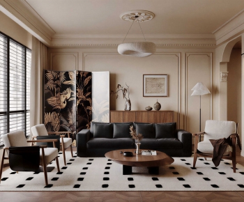 French Style A Living Room-ID:790255071