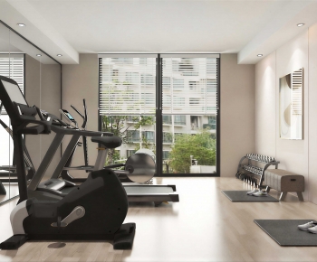 Modern Home Fitness Room-ID:712205898