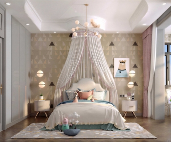 Nordic Style Girl's Room Daughter's Room-ID:774312977