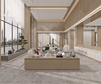 New Chinese Style Exhibition Hall-ID:213613032