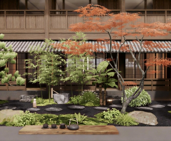 Japanese Style Courtyard/landscape-ID:779386044