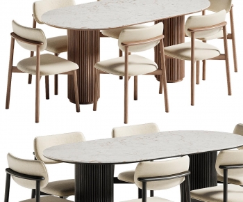 Modern Dining Table And Chairs-ID:827441934