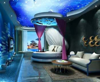 Modern Guest Room-ID:689368966