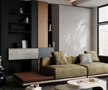 Modern A Living Room-ID:286325932
