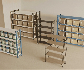 Modern Supermarket Shelf-ID:717406995