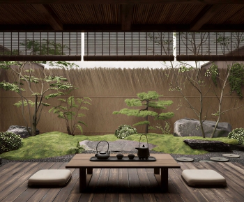 Japanese Style Courtyard/landscape-ID:535316941