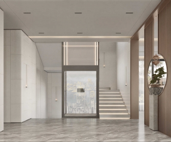 New Chinese Style Stairwell-ID:295687916
