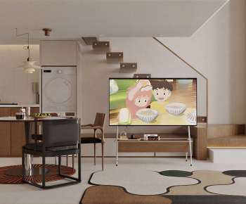 Modern A Living Room-ID:773441085