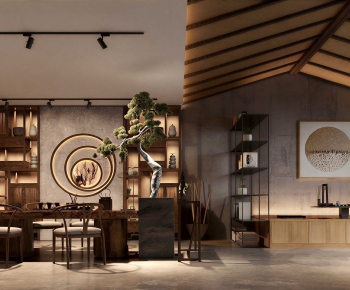 New Chinese Style Tea House-ID:127233984