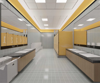Modern Public Toilet-ID:106620868
