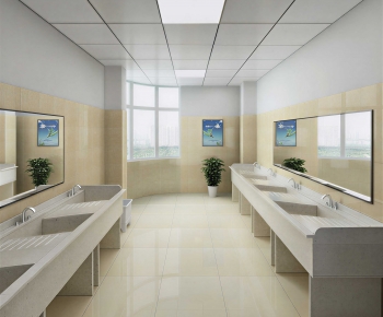 Modern Public Toilet-ID:676567081