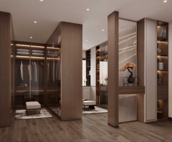 New Chinese Style Clothes Storage Area-ID:381619926